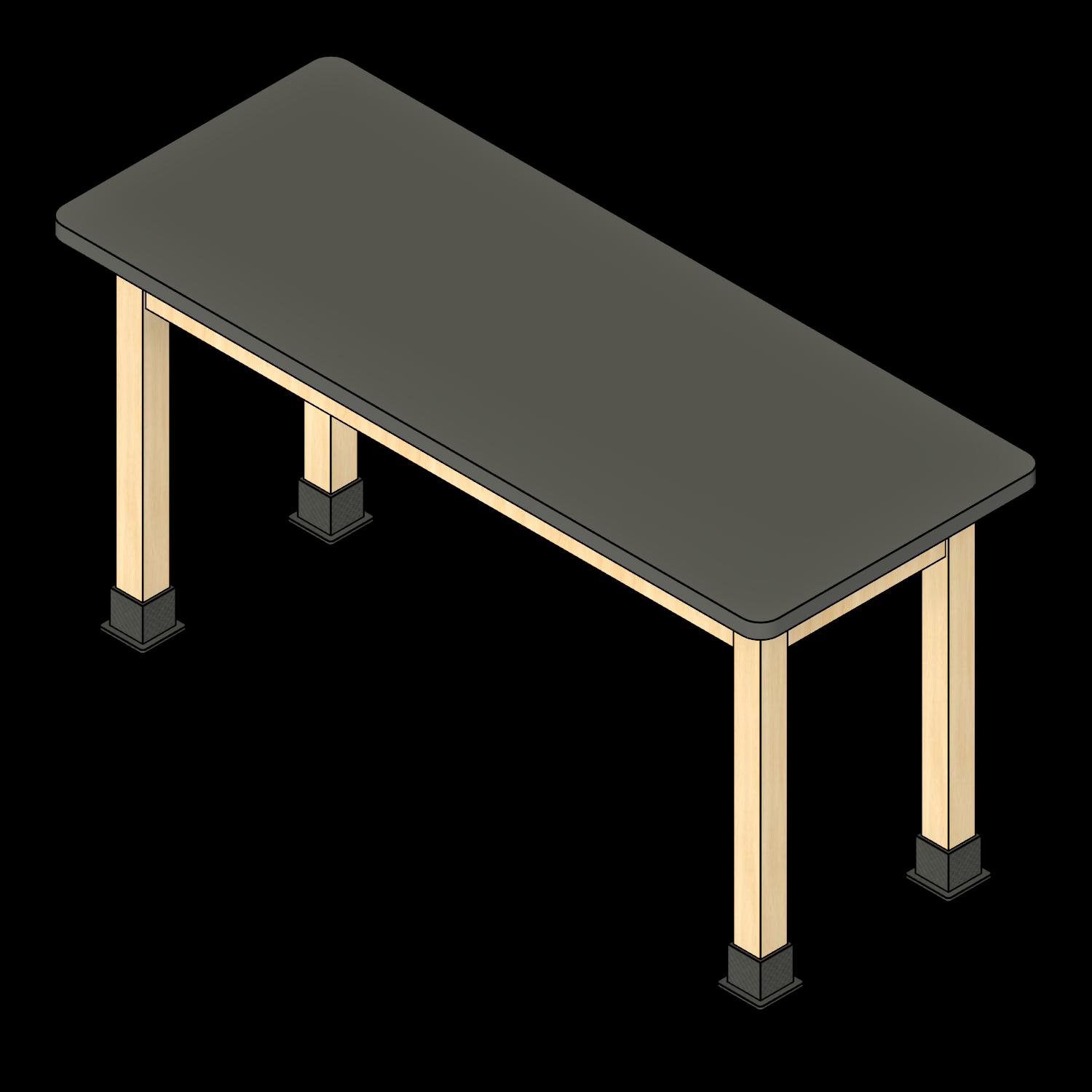  SSG Table Science Book Compartment HRW 60x24 Laminate