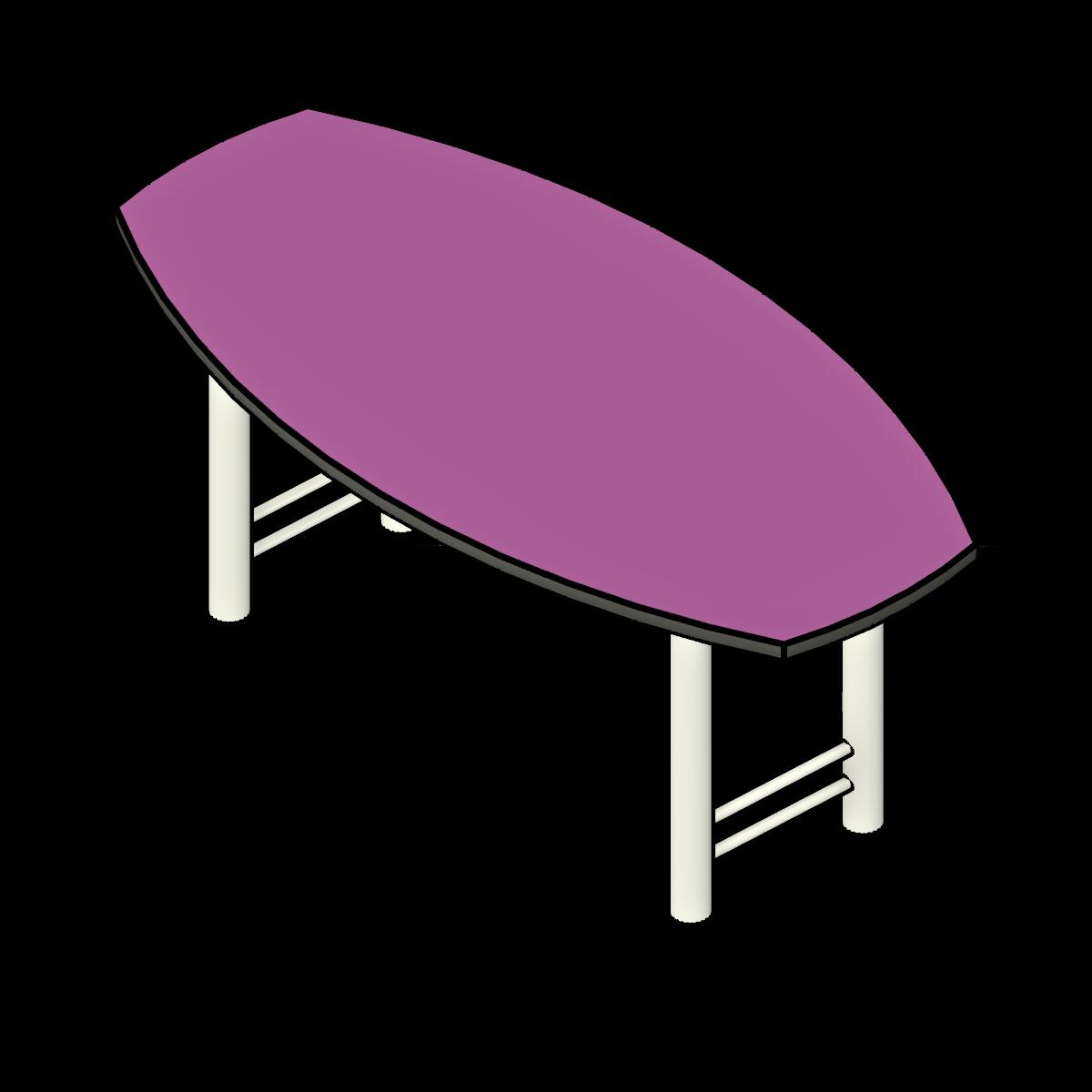  SSG Table Conference Boat LAM 72x36 H Base