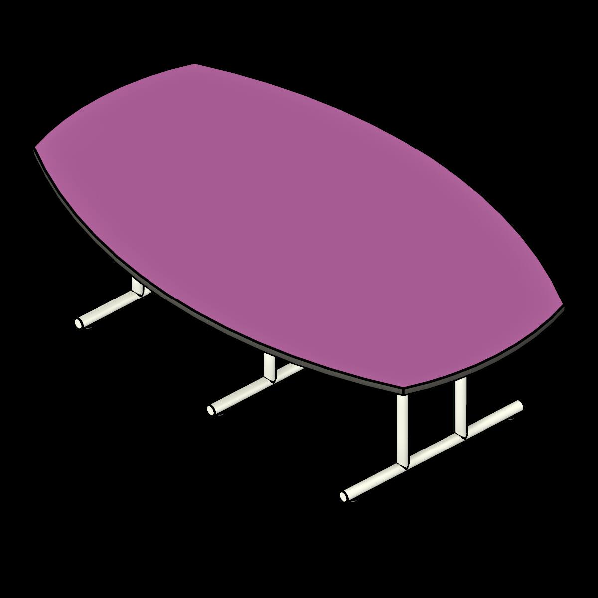  SSG Table Conference Boat LAM 96x57 TT Base