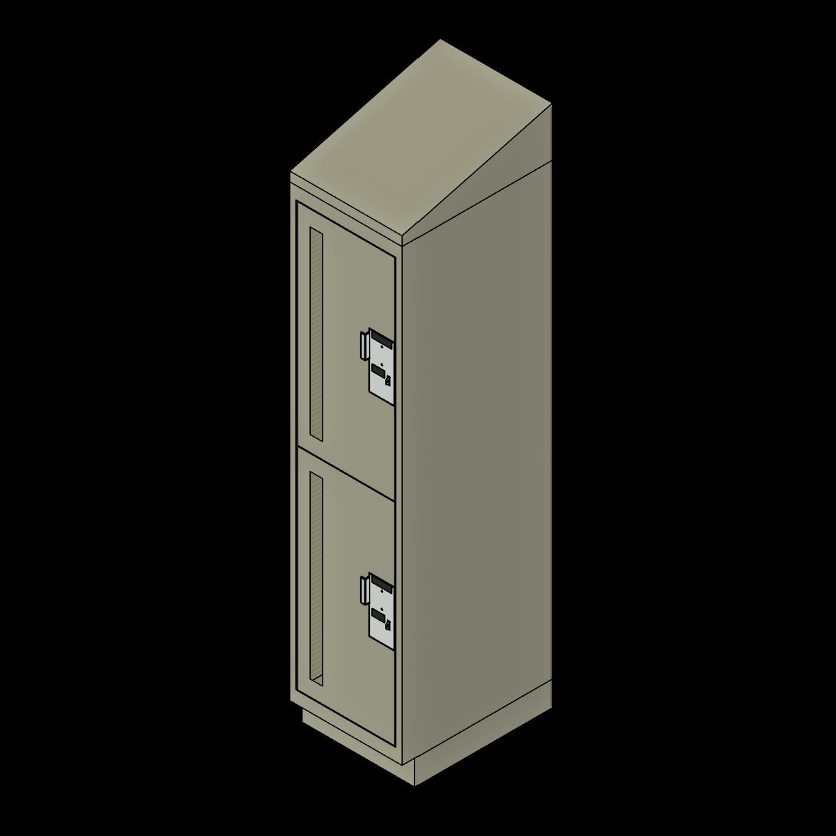  SSG Locker Personal Storage Tiered Load Bearing Vest PCS 2 Tier Slopped Top