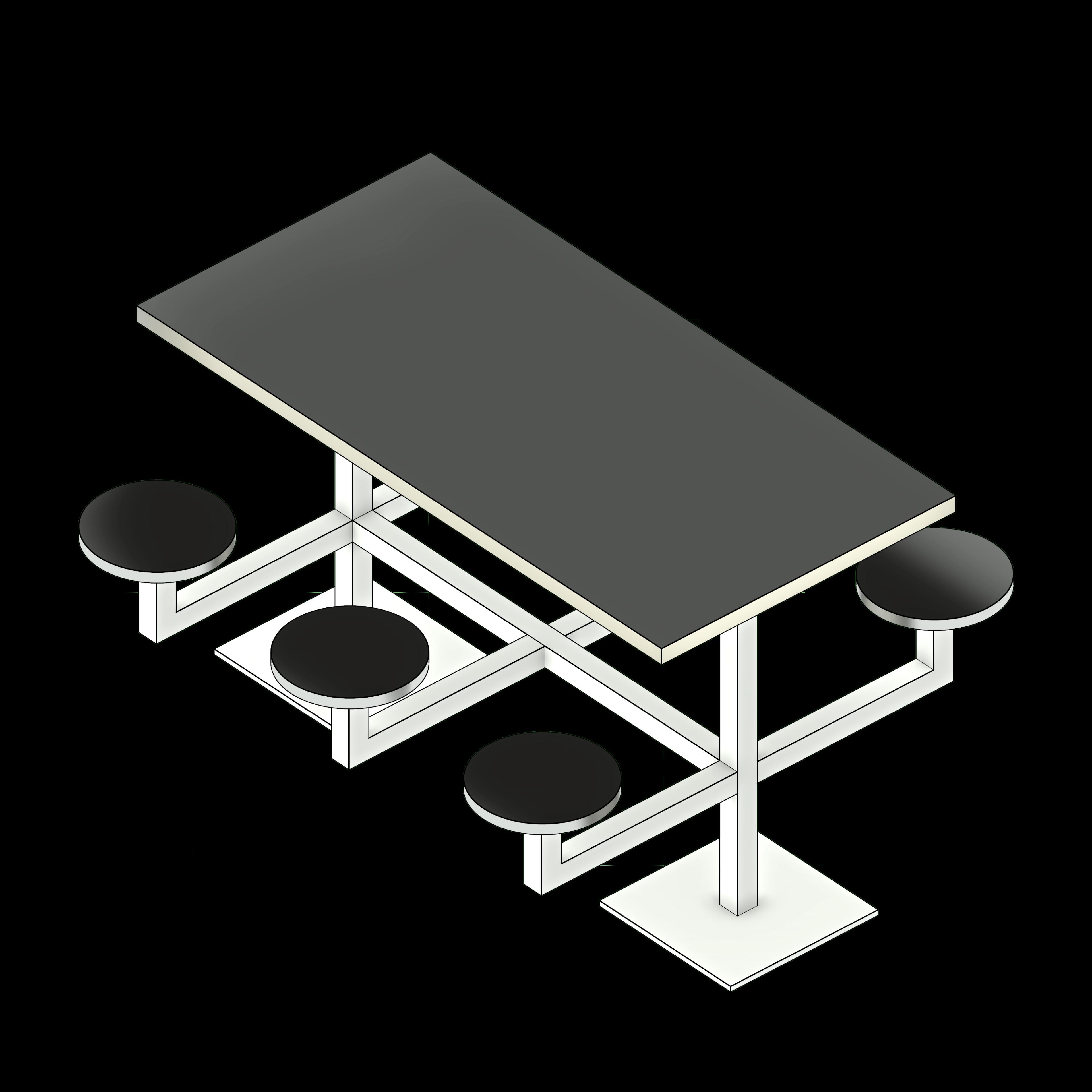  SSG Table Detention Cafeteria SST 603036