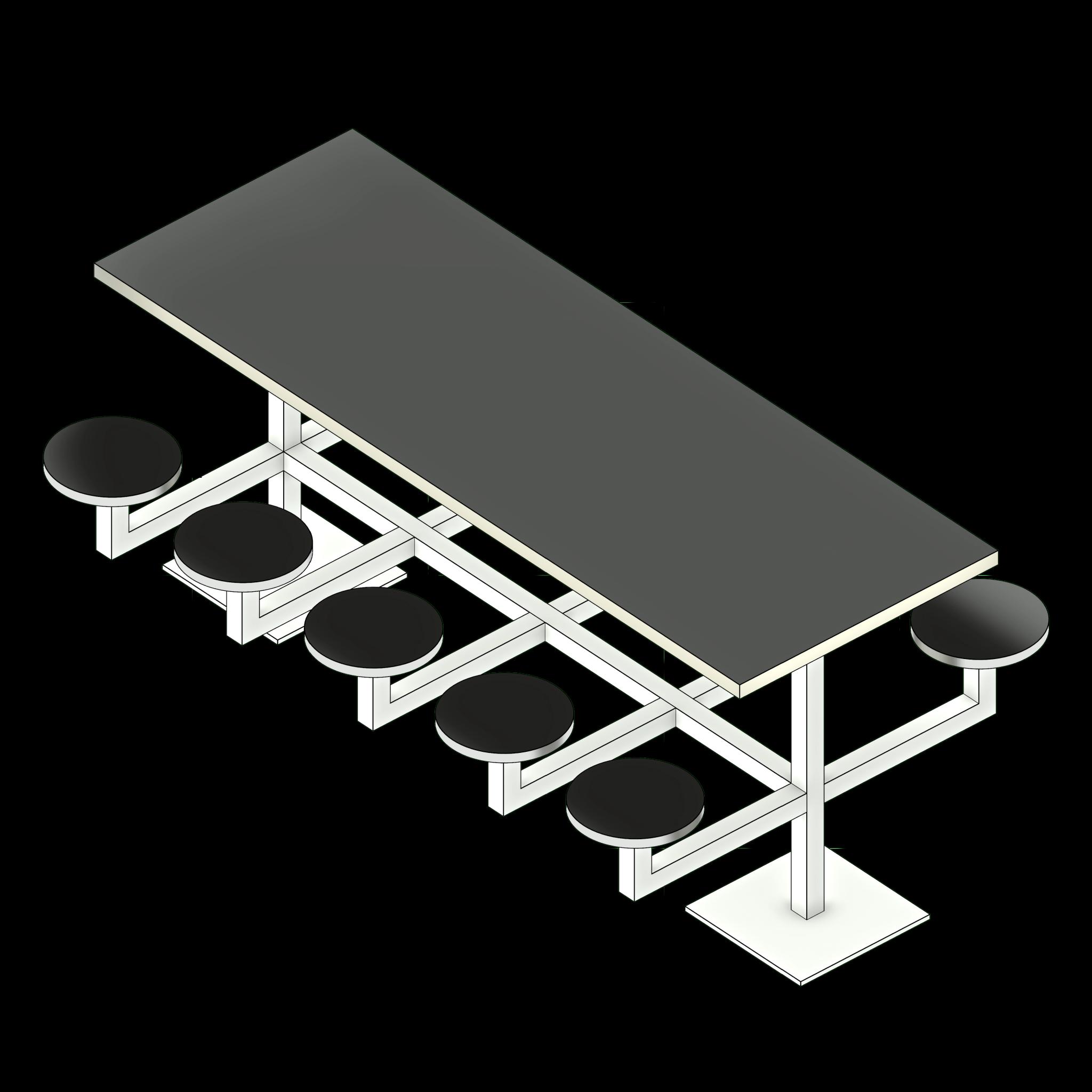  SSG Table Detention Cafeteria SST 843036
