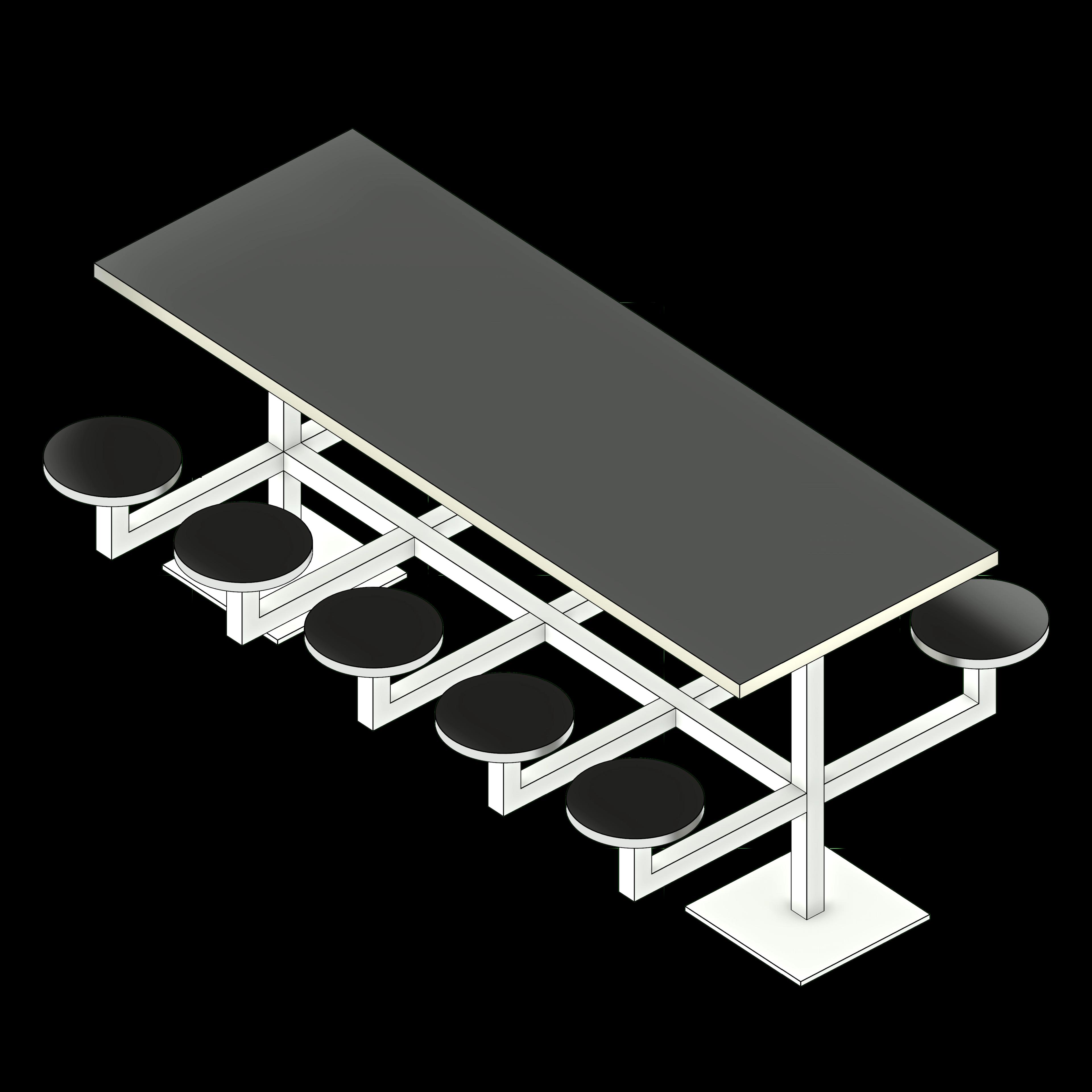  SSG Table Detention Cafeteria SST 843036