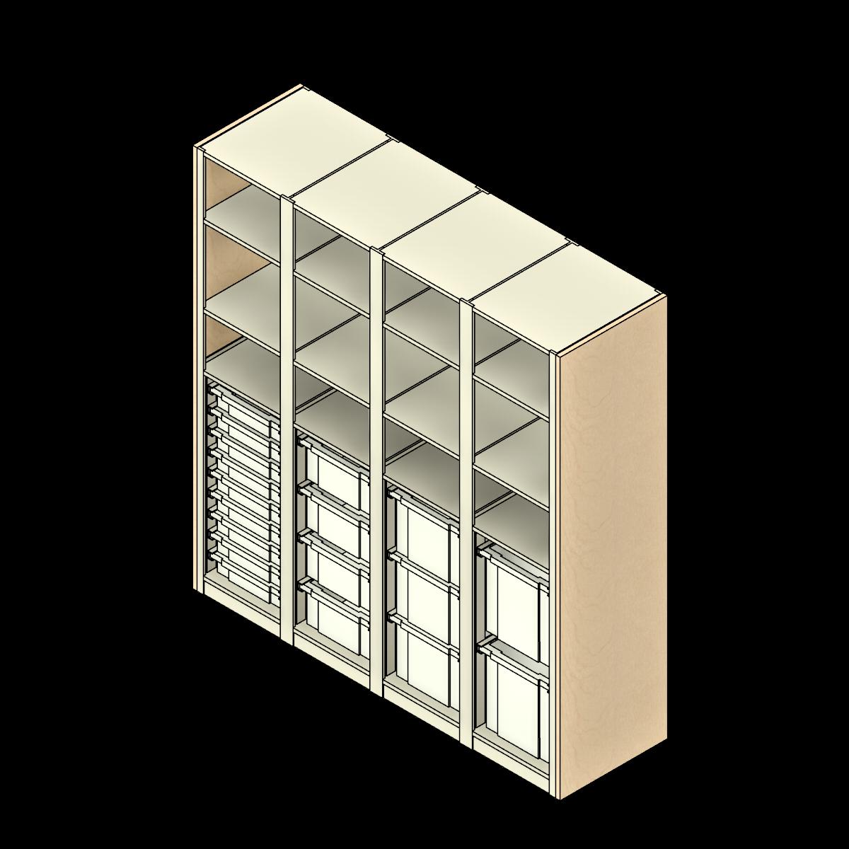  SSG Shelving 4 Post Totes PCS Sample System