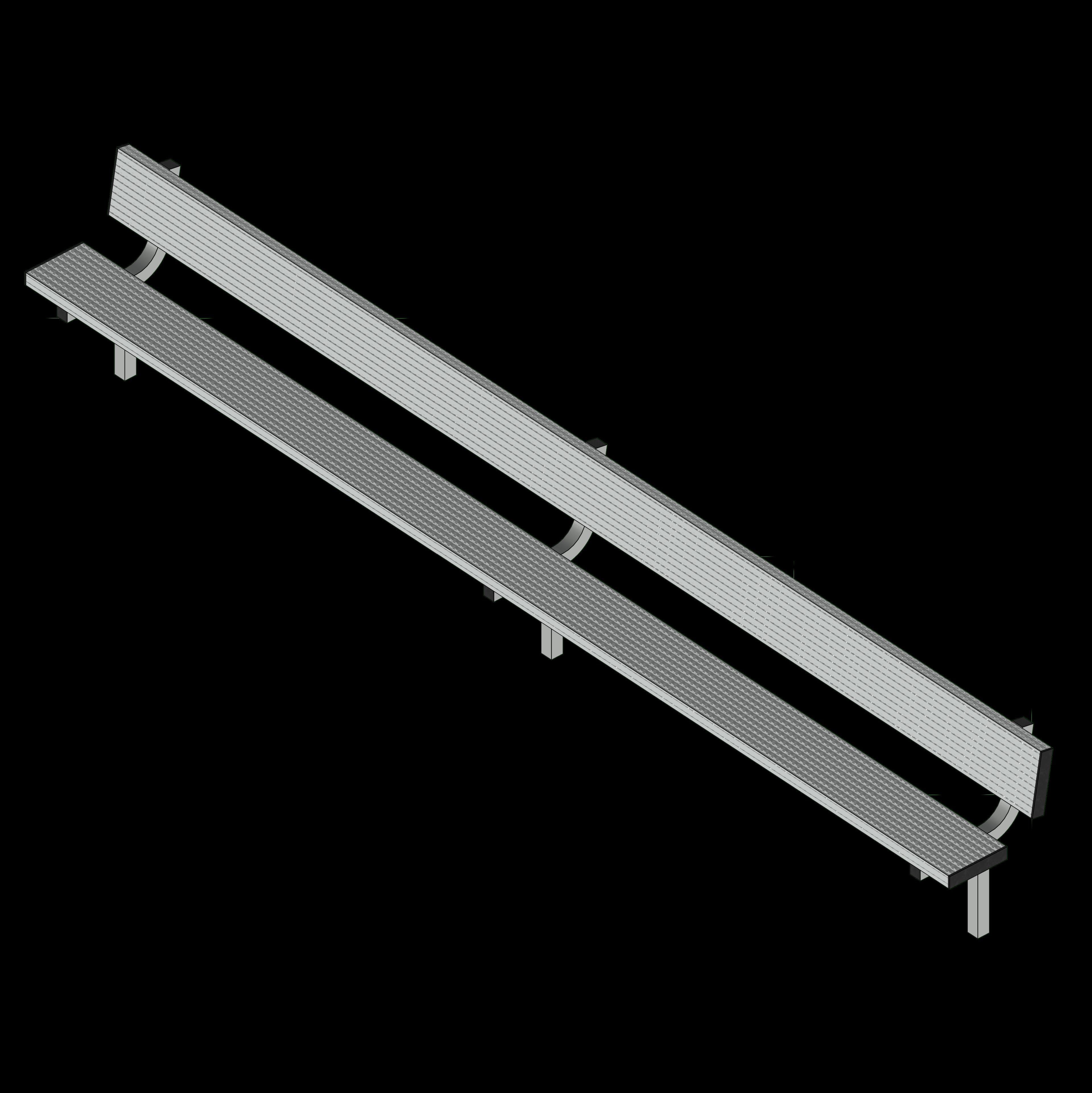  SSG Bench Indoor Outdoor SST Backrest Fixed 15 Feet