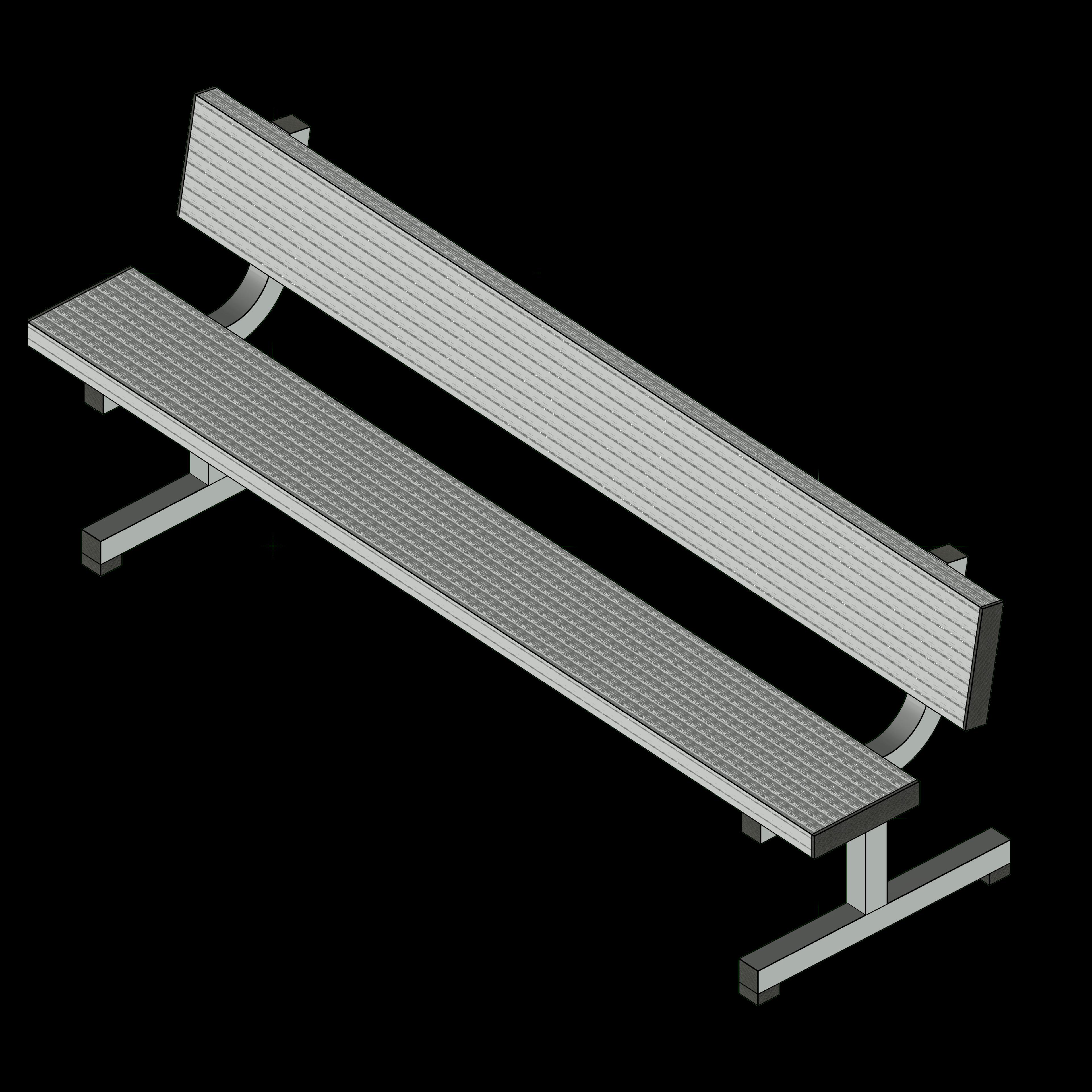  SSG Bench Indoor Outdoor SST Backrest Portable 07 Feet