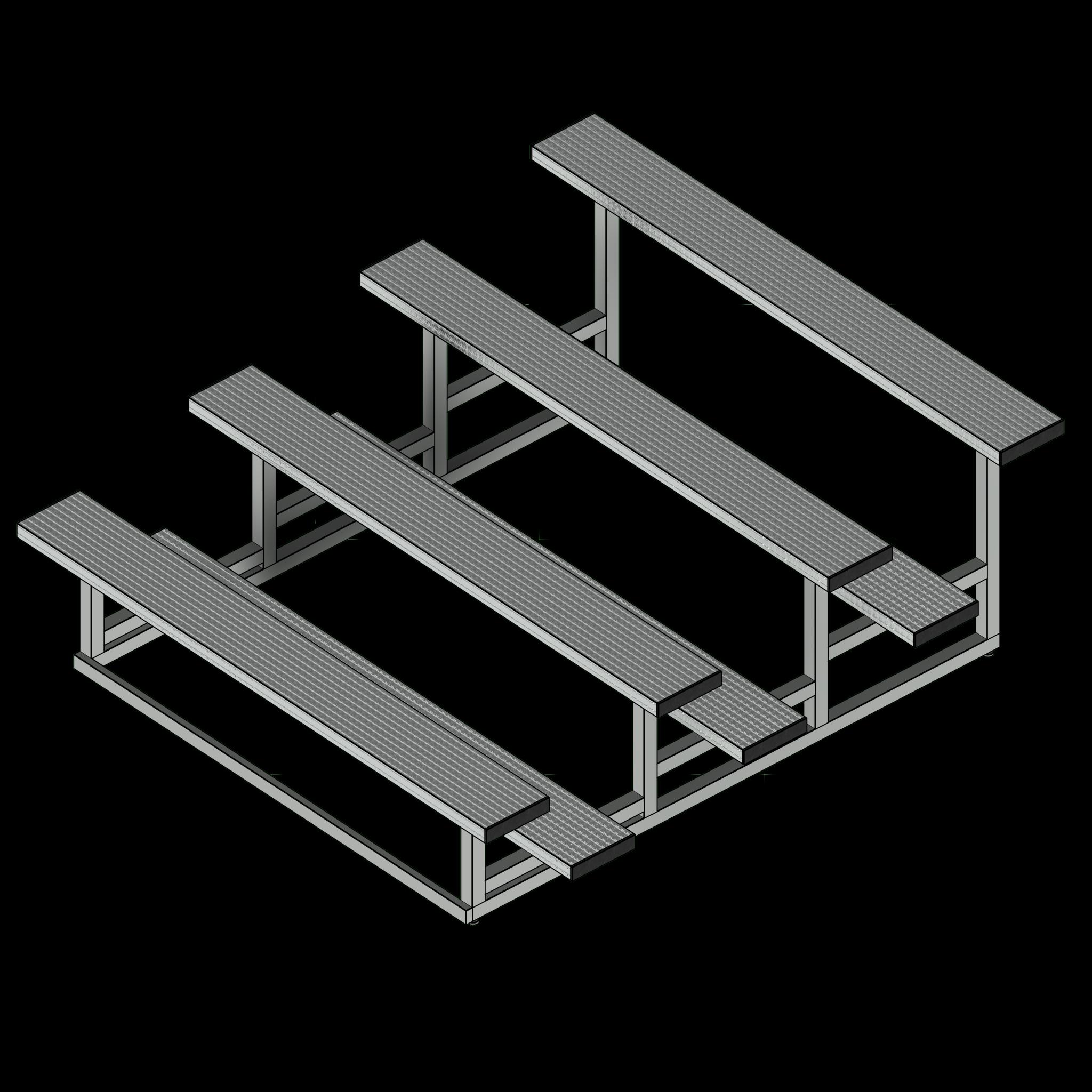  SSG Bleacher Indoor Outdoor SST 7 Feet 4 Tier