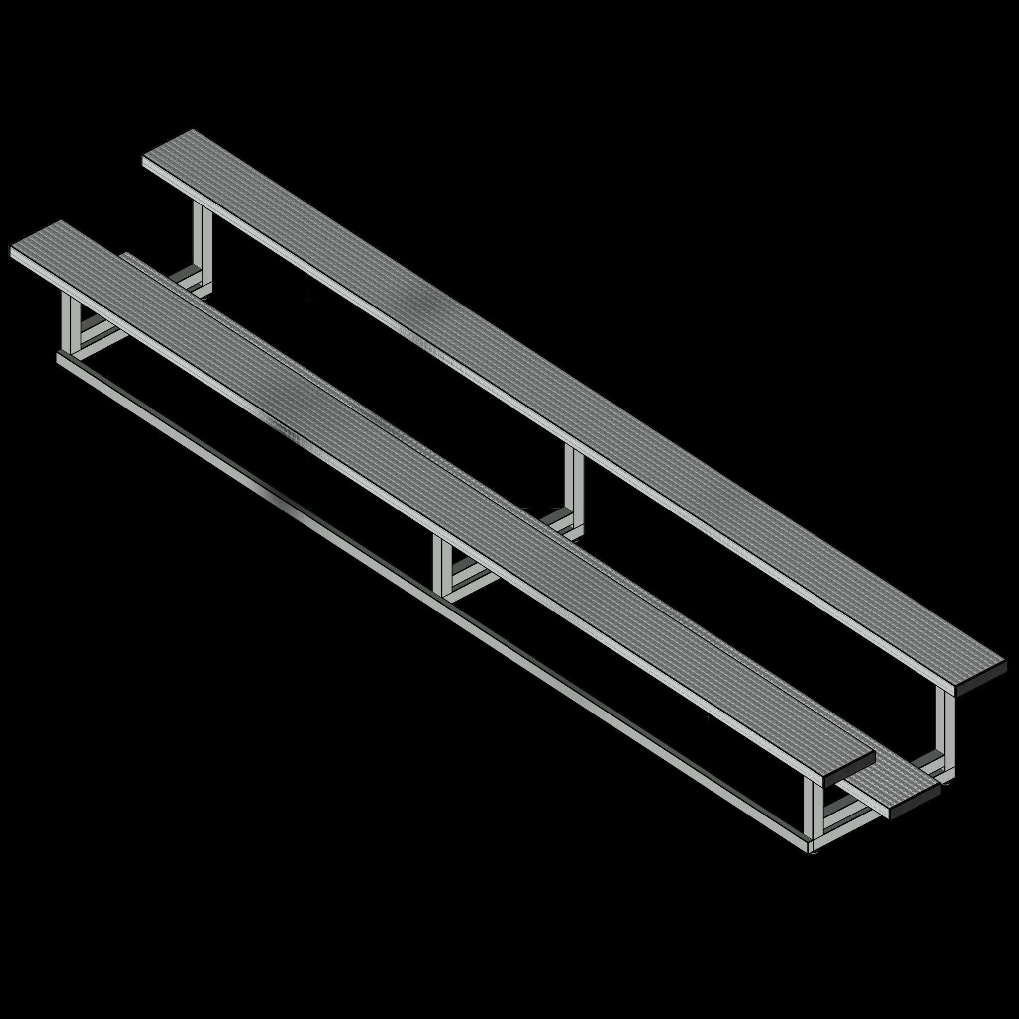  SSG Bleacher Indoor Outdoor SST 15 Feet 2 Tier