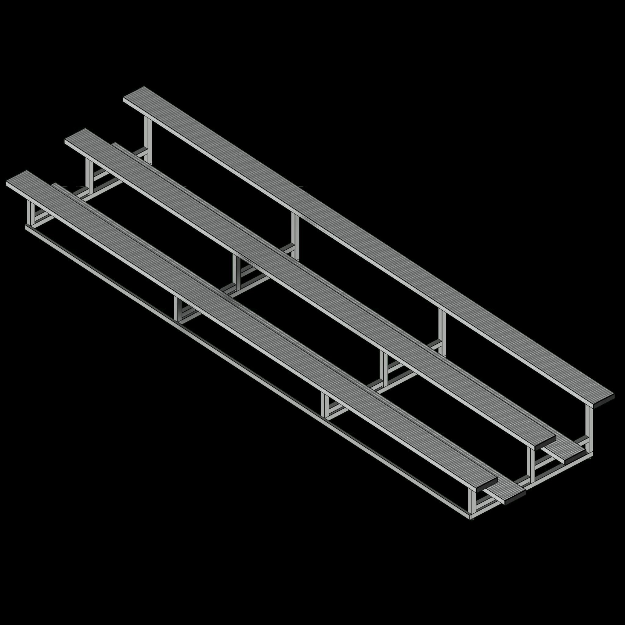 SSG Bleacher Indoor Outdoor SST 21 Feet 3 Tier