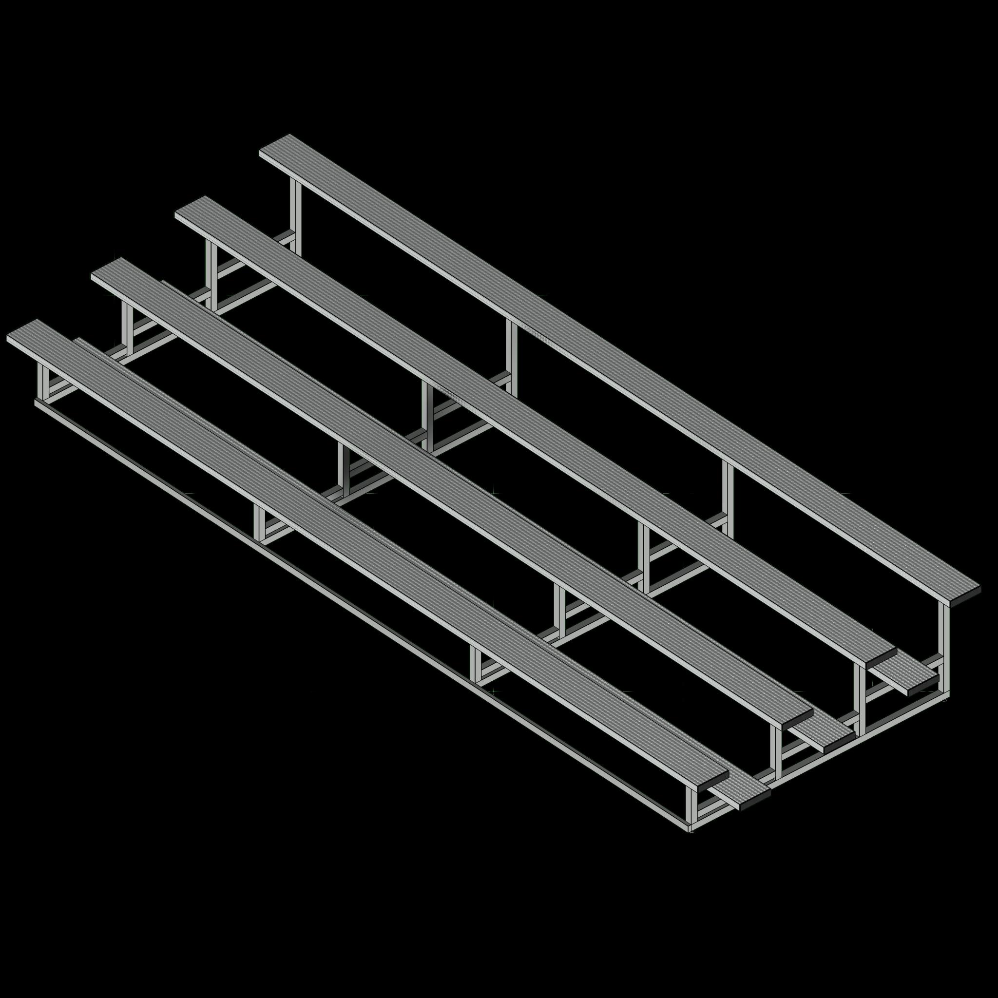 SSG Bleacher Indoor Outdoor SST 21 Feet 4 Tier