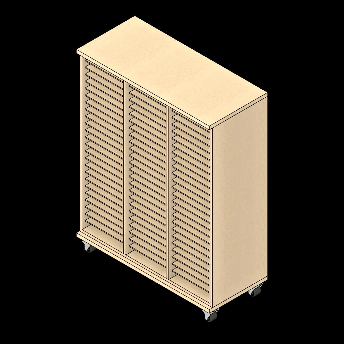  SSG Cabinet Folio Mobile LAM 3 Column