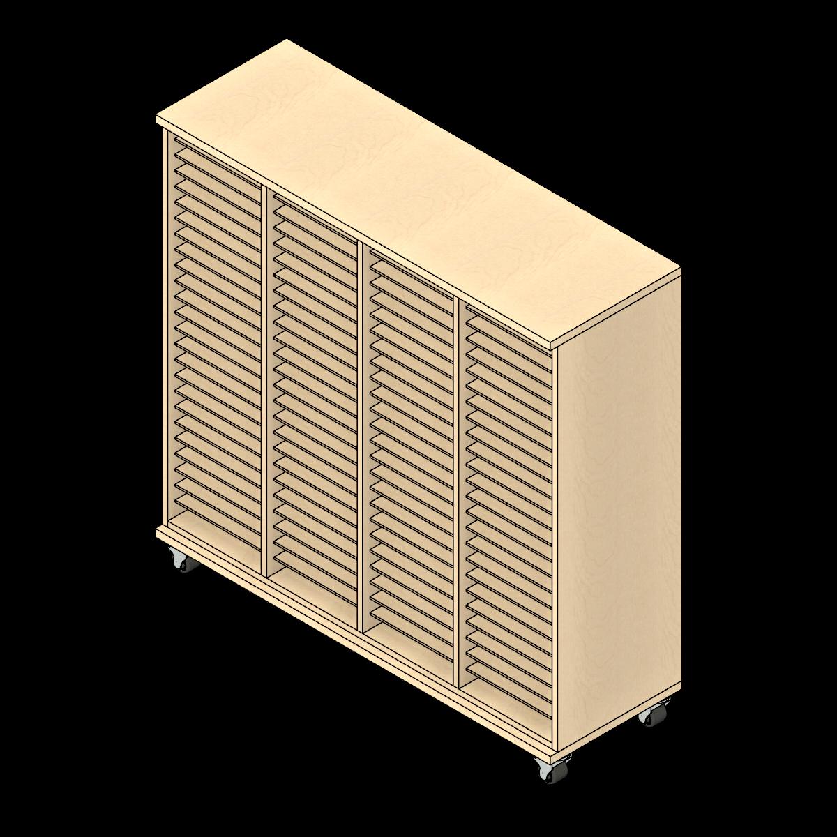  SSG Cabinet Folio Mobile LAM 4 Column