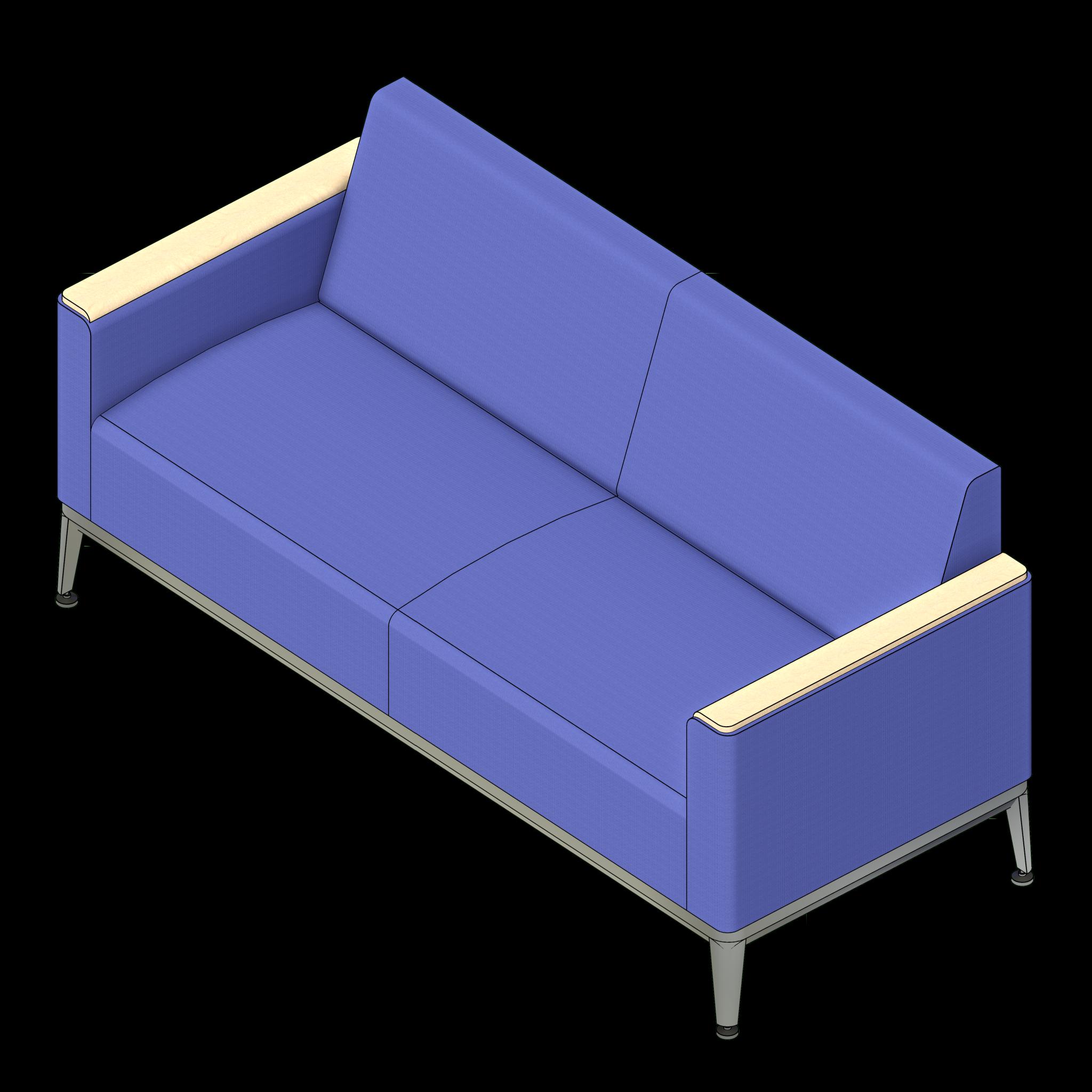  SSG Seating Lounge UPH Bariatric Loveseat