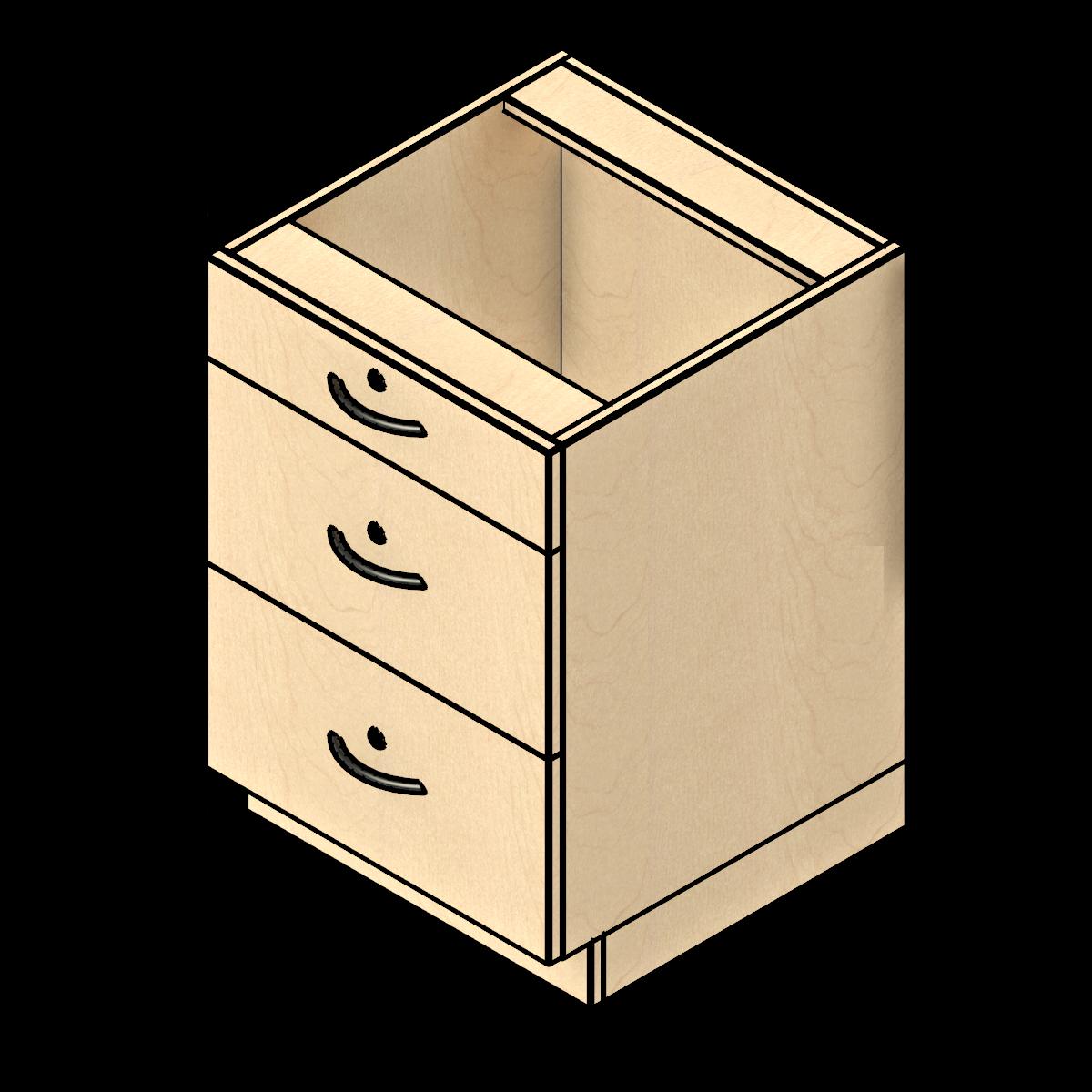 SSG Cabinet Base 3 Drawer LAM