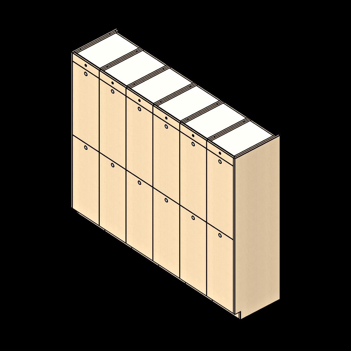  SSG Locker Smart Parcel 12 Openings 6 Columns PCS