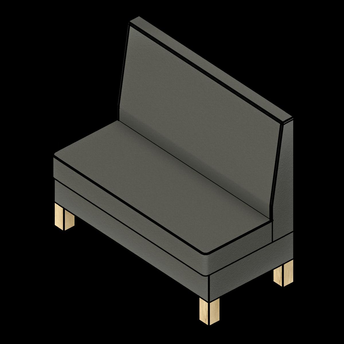  SSG Booth Modular Straight Single VNY Legs Base