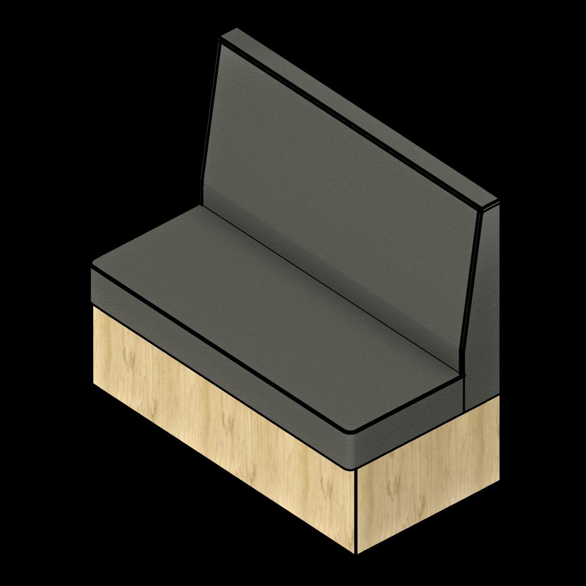  SSG Booth Modular Straight Single VNY Solid Base