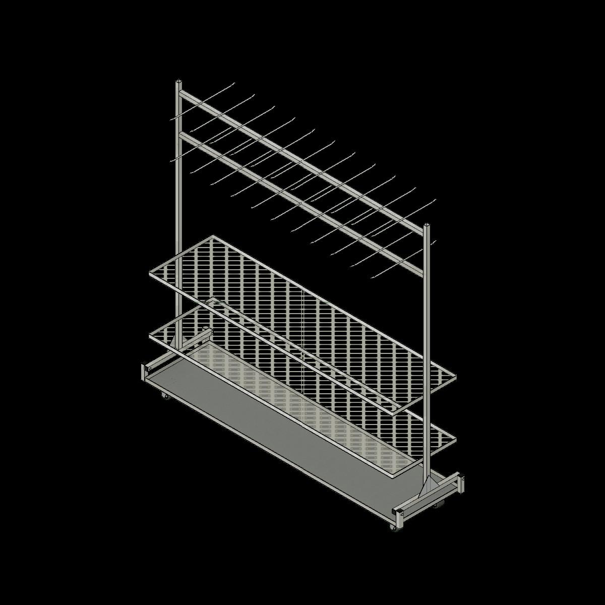  SSG Rack Horticulture Drying SST 2 Tier