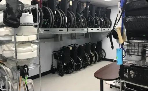 Wall mounted wheelchair lifts