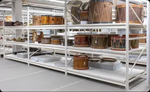 Museum artifact storage