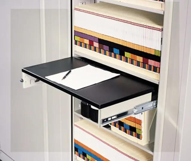 Rotary file cabinets
