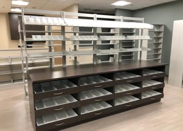 3 Tray Door Laminate Casework