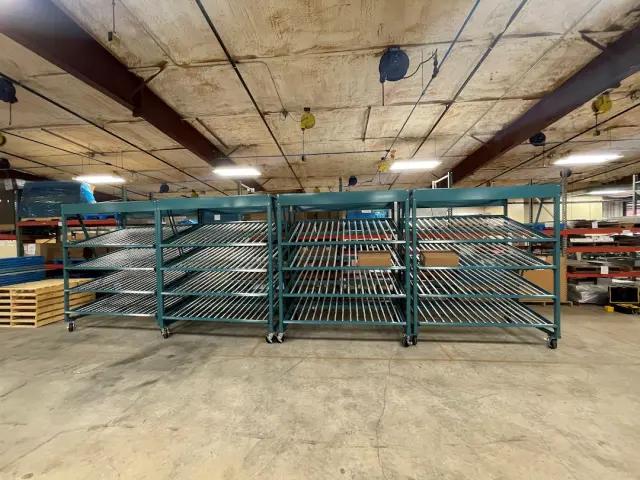 Steel Gravity Shelves