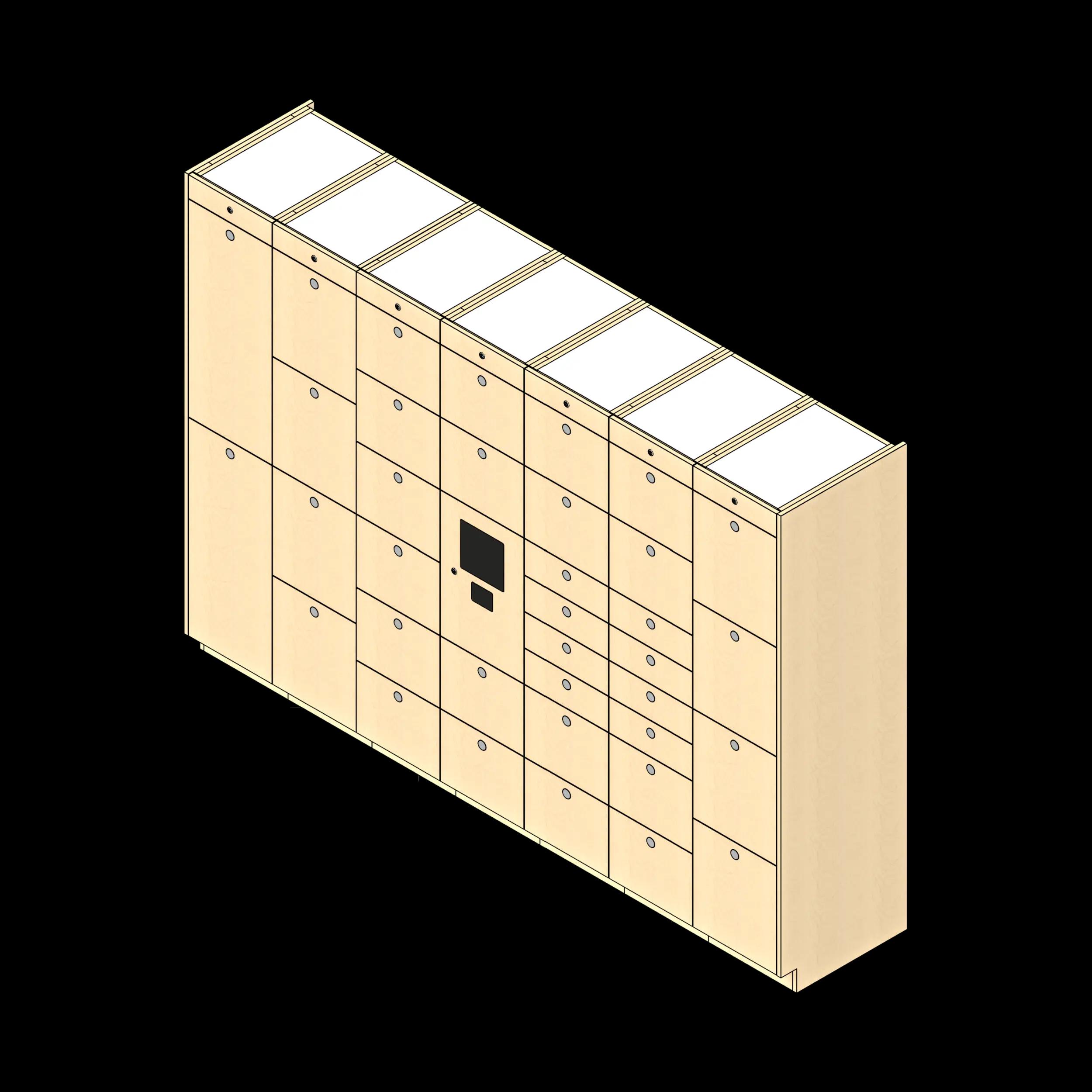  SSG Locker Smart Parcel 36 Openings 6 Columns PCS