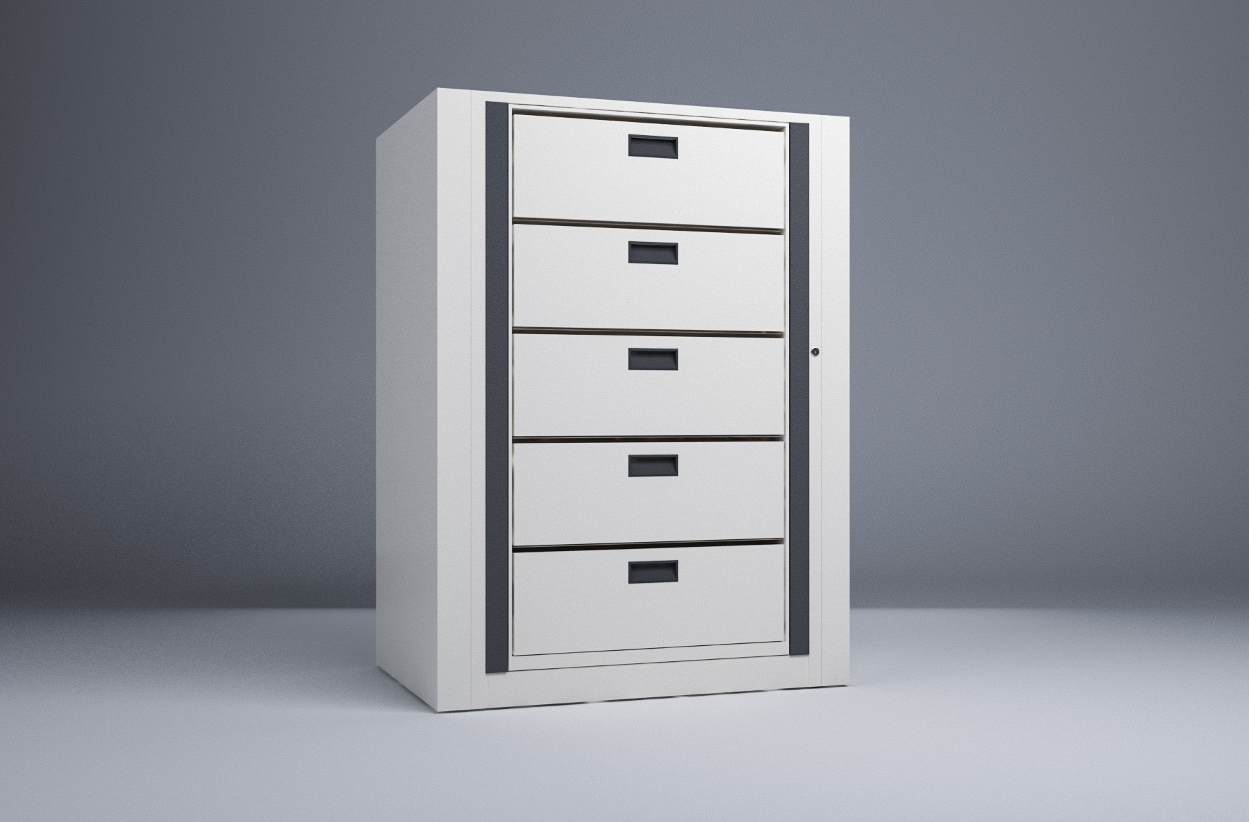 Rotary File-Legal-1 Starter 5 Tier-Drawers