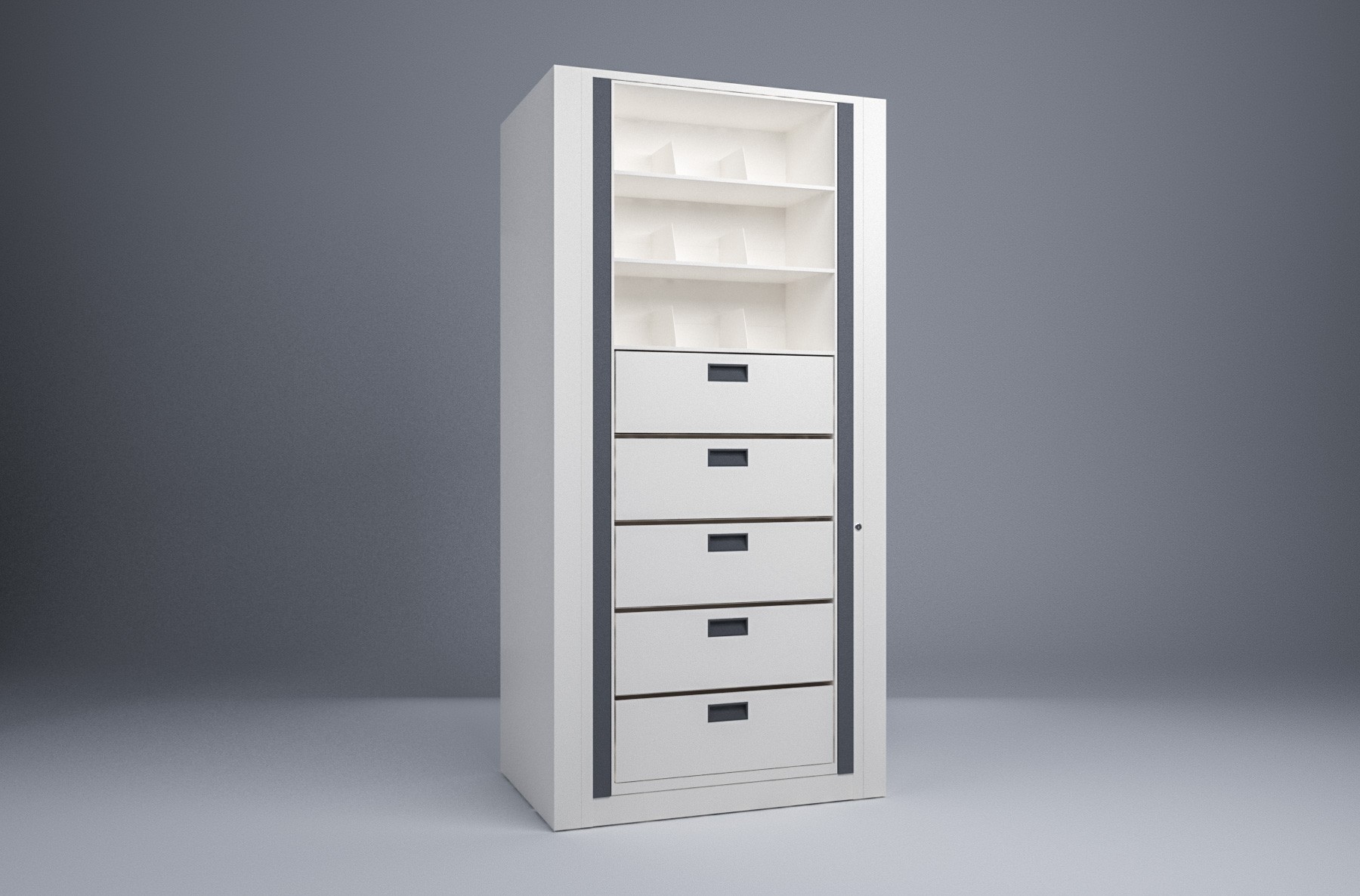 Rotary File-Legal-1 Starter 8 Tier-Drawers