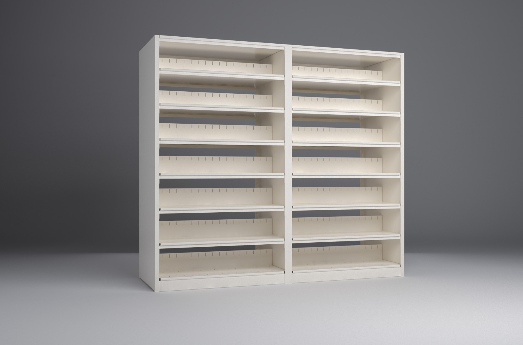 Letter-2 Unit-7 Tier-Double Sided 4 Post Shelving