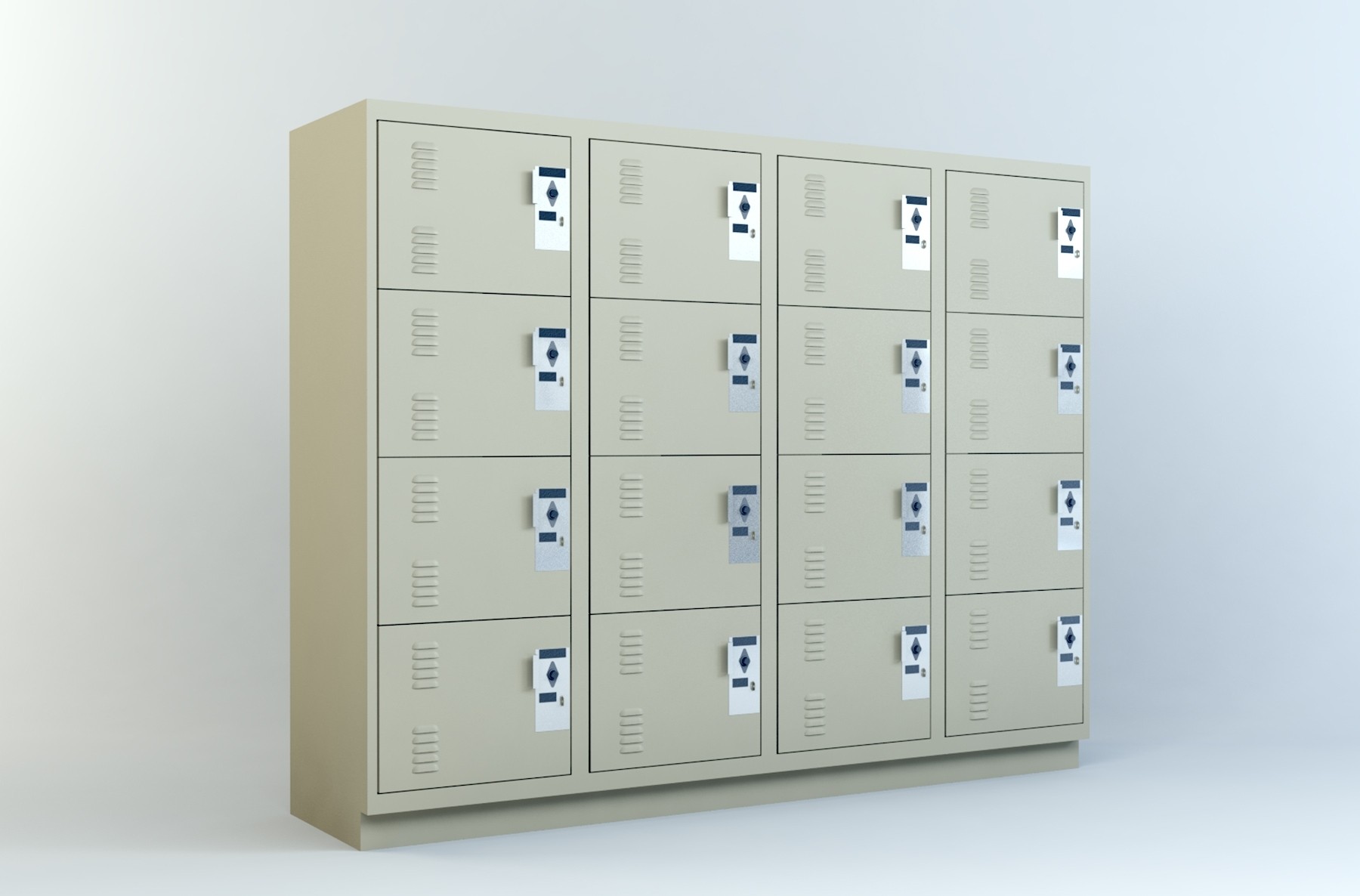 4 Tier-Option 1 Personal Storage Lockers