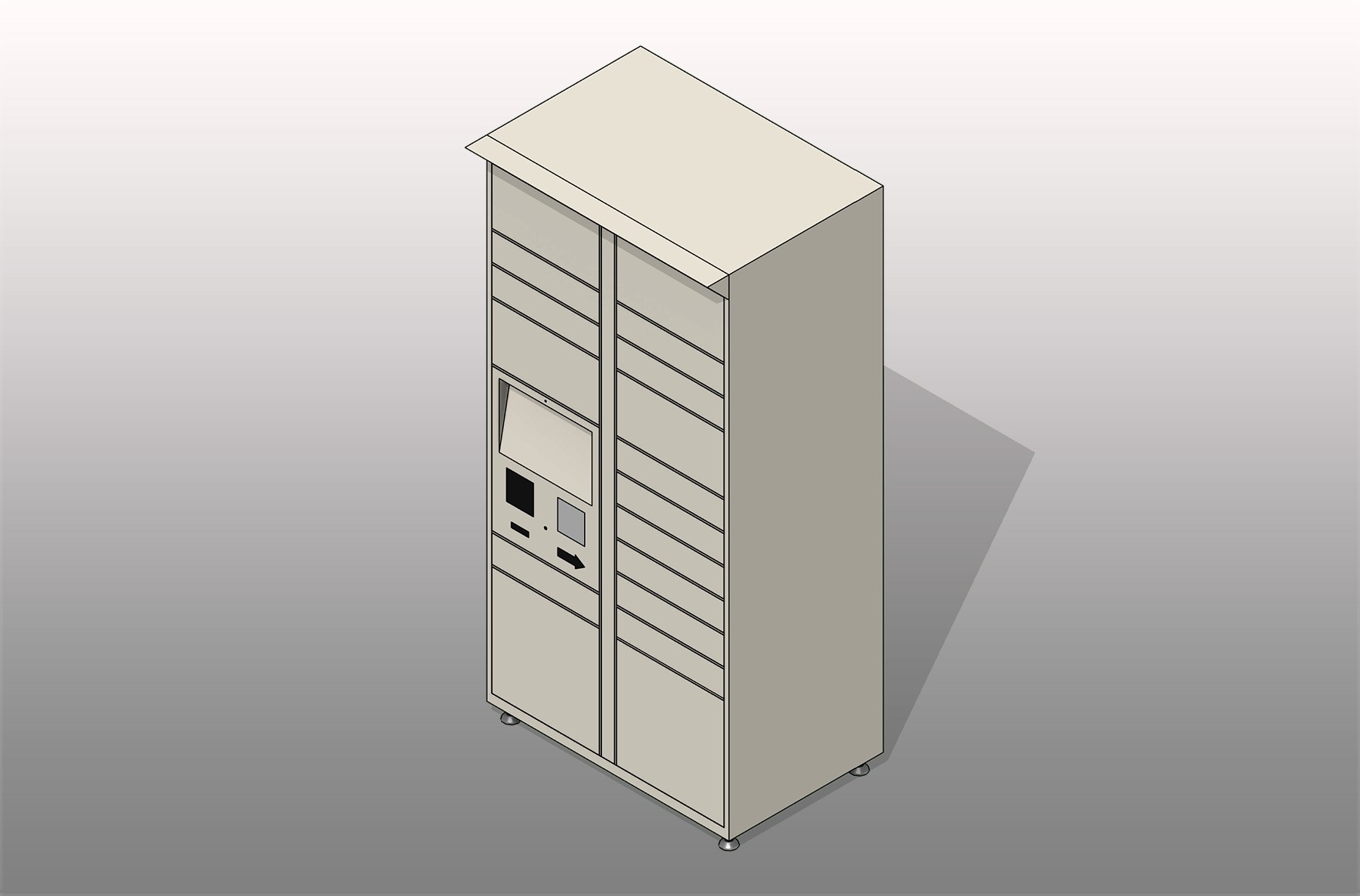 SSG Locker Smart Parcel PCS Control 17 Doors 103 Large