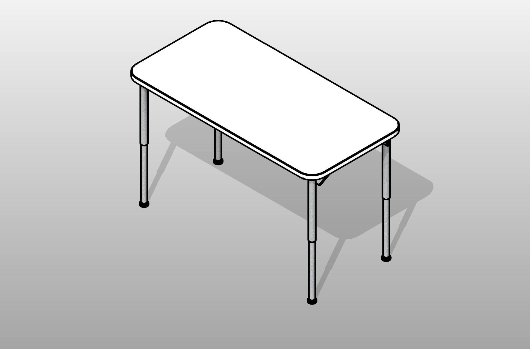Rectangle Table Classroom Table