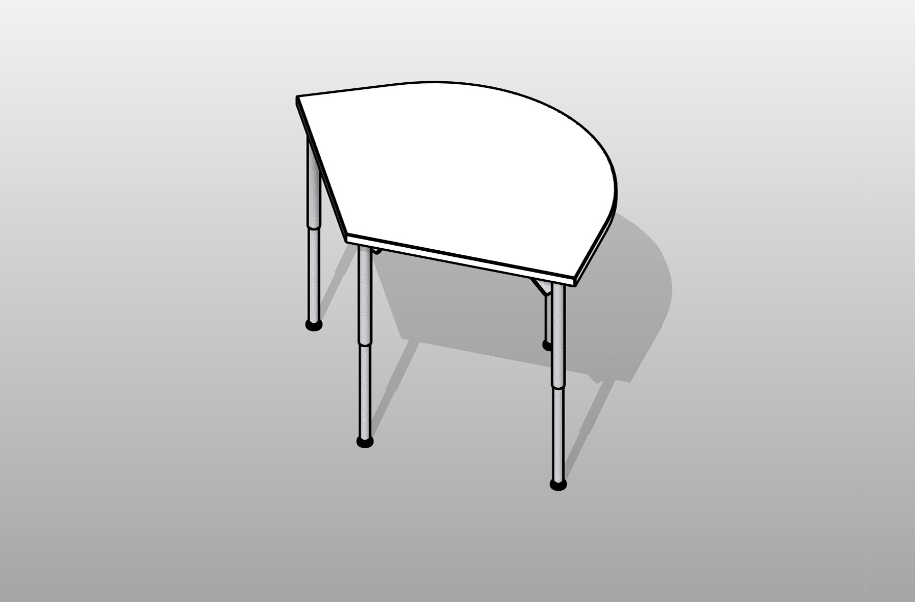 Tripod Classroom Table