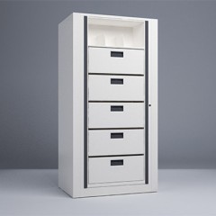 Rotary File-Letter-1 Starter 6 Tier-Drawers