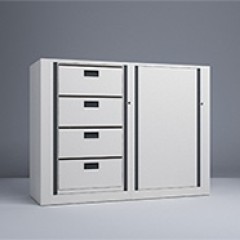 Rotary File-Letter-1 Starter-1 Adder-4 Tier-Drawers-Render Small