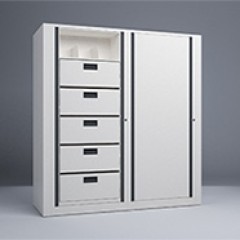 Rotary File-Letter-1 Starter-1 Adder-6 Tier-Drawers-Render Small