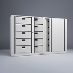 Rotary File-Letter-1 Starter-2 Adder-5 Tier-Drawers-Render Small