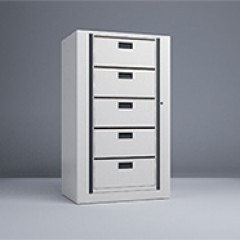 Rotary File-Letter-1 Starter-5 Tier-Drawers-Render Small