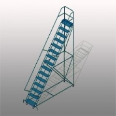 SSG Ladder Warehouse Rolling PCS 15 Step Small