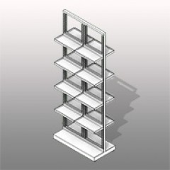 SSG Shelving Open Bay PCS 32 inch Double Sided Small