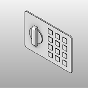 Keyless Digital Lock Mini Pad Small