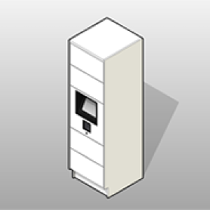 Laminate Smart Parcel Locker System Small