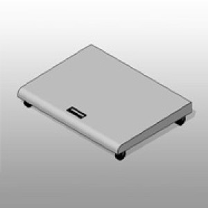 Mobile PCS Floor Storage Workstation ADA-Compliant Small