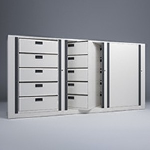 Rotary File-Legal-1 Starter-2 Adder-5 Tier-Drawers Render Small