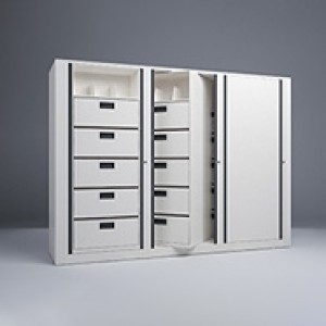 Rotary File-Letter-1 Starter-2 Adder-6 Tier-Drawers-Render Small