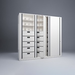 Rotary File-Letter-1 Starter-2 Adder-8 Tier-Drawers-Render Small
