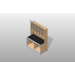 Laminate Extra Narrow Mail-Room Casework Kit Option 2 Large