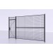 Single Wall Hinged Door 1 Sided Wire Partition Large